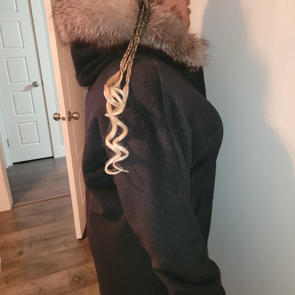 Mallia Wool and Cashmere Designer Coat - Picture 3 of 11